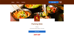 Desktop Screenshot of flamingwokfairview.com